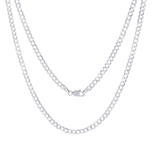 Collana uomo oro bianco - uomo,
