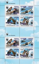 BATELEUR EAGLE Birds BLUE FOIL