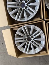 4 CERCHI IN LEGA ORIGINALI BMW SERIE 1 R16 5x120 Completi Di Valvole TPMS