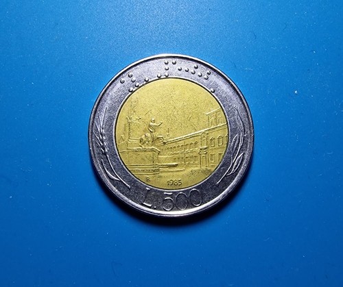 Moneta 500 lire del - del, 1985
