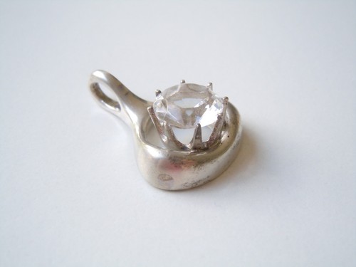835 argento pendente pietra - pendente,