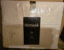 Set lenzuola re bianco