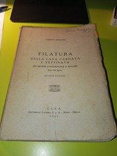 FILATURA DELLA LANA CARDATA E PETTINATA Menghini Editoriale Laniera