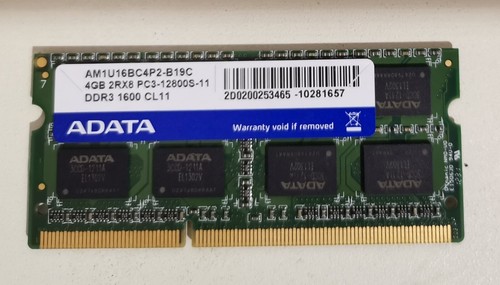 Ram 4gb ddr3 - pc3-12800s, 2rx8