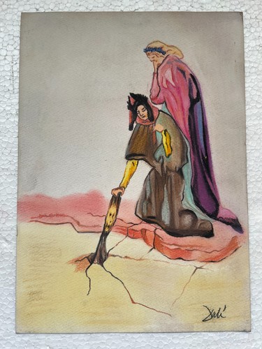 Salvador dali drawing paper - dali,