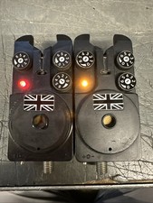 2 X OLD SCHOOL DELKIM STANDARD CARPA/BARBEL MORSO CICALINI ALLARME GIALLO? ROSSO?