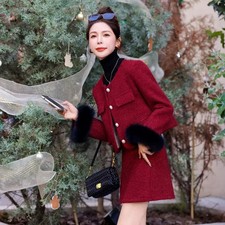 Tailleur Donna Rosso Bordeaux