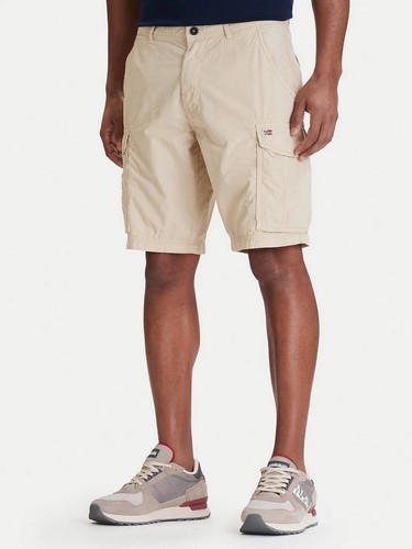 Napapijri short noto - napapijri, beige