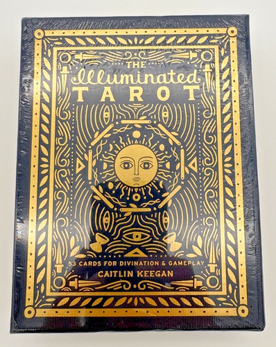 Illuminating tarot card deck - card,