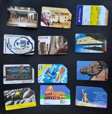 lotto 12 schede telefoniche tiratura 500k