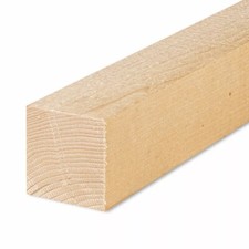 Morale Travetto Listone in Legno di Abete Massello Grezzo mm 80 x 80 x 3000