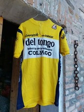 EROICA MAGLIA BICI SHIRT CICLISMO VINTAGE 70'S DEL TONGO COLNAGO 50% LANA