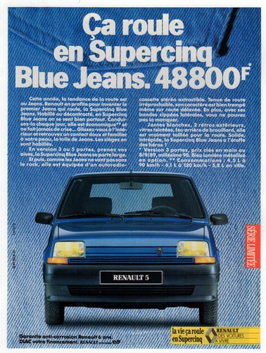 1990 renault super blue - 1990,