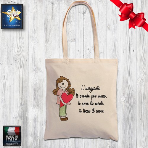 Shopper borsa cotone maestra - borsa,
