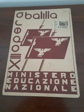 HISTORIC PAGE OPERA BALILLA