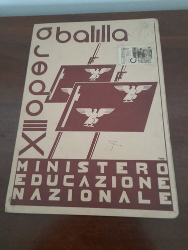 Storica pagella opera balilla - storica,
