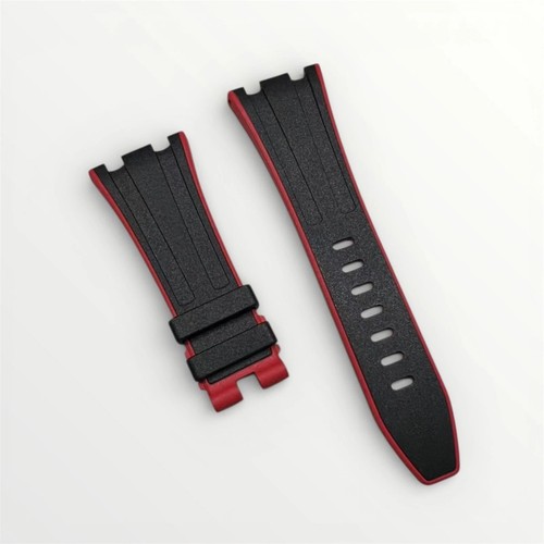 Cinturino gomma nero rosso - cinturino,