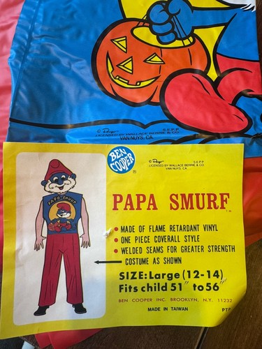 Nuovo costume papà - papà, puffo
