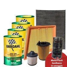 Kit Tagliando Ford Fiesta VII Ecosport 1.5 TDCi 4 Filtri 4 Olio 0W30 Bardahl