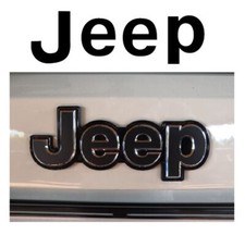 Cover adesiva per scritta Jeep Renegade dal 2014-2020(2 pezzi) 4X4 POSTERIORE