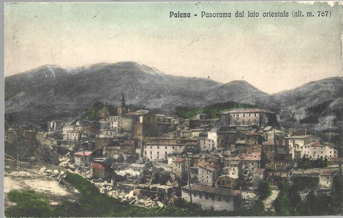 Palena panorama dal lato - dal,