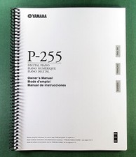 Yamaha P-255 Instruction Manual: 60 Pages & Protective Covers!