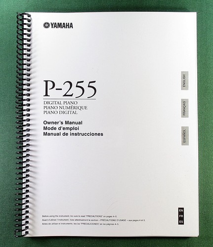 Yamaha 255 instruction - yamaha,