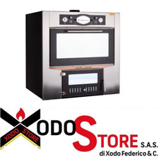 Forno a Legna Incasso ROSSOFUOCO SEDICINONI INOX - BLACK - COUNTRY - mail sconto