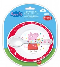 Peppa Pig Wutz set piatti