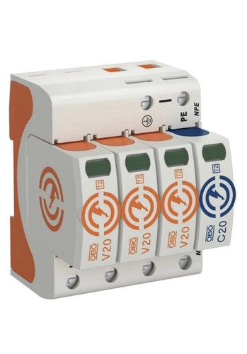Obo scaricatore v20 npe - obo, v20-3+npe-280