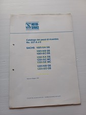 Sachs motori 100-125 GS-MC 1976 catalogo ricambi italiano originale