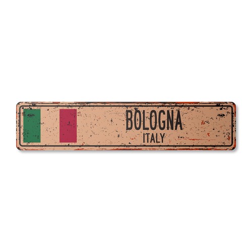 Bologna italia insegna - italia,