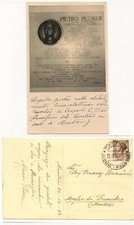 MANTOVA (0471) - BAGNOLO SAN VITO Lapide a Pietro Ploner - Fp/Vg 1953