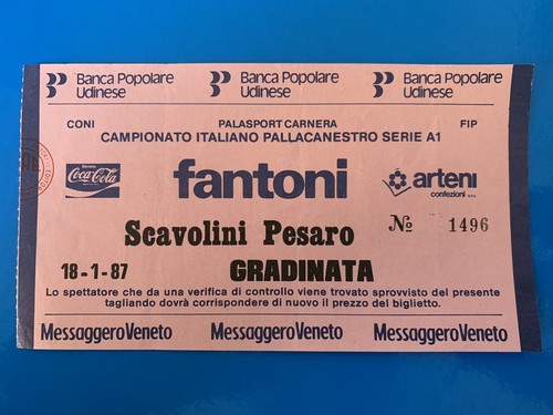 Biglietto fantoni - biglietto,