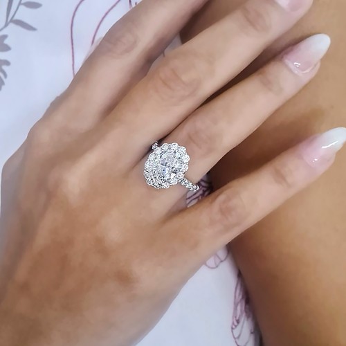 Anello donna con diamanti - , in