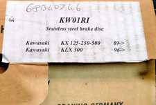 BRAKING KW01RI DISCO FRENO POSTERIORE KAWASAKI KX & KLX VARI MODELLI