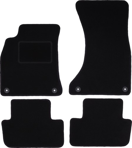 Tappetini auto velluto nero - in,