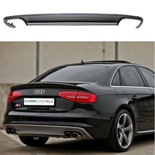 Diffusore posteriore 4 tubi adatto per Audi A4 B8 Facelift berlina Avant 11-15 non S4