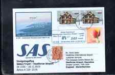 SAS FFC ERSTFLUG SÄLEN TRYSIL SCHWEDEN - LONDON HEATHROW 2019