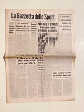 GAZZETTA DELLO SPORT 11 MARZO 1967 SALONE AUTO GINEVRA - MORTE GIANNI ROGHI