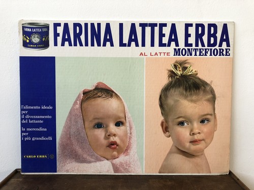 Insegna anni farina - anni, lattea