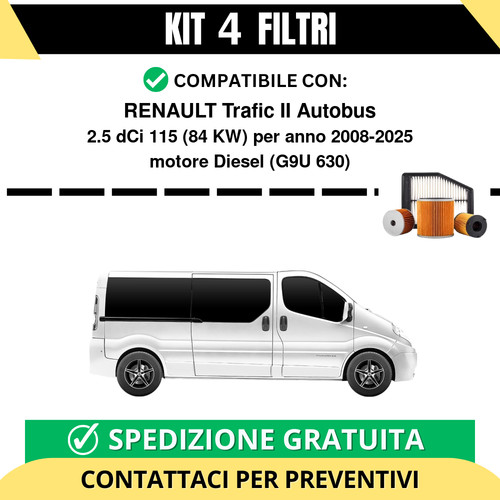 Kit filtri tagliando per - 4,