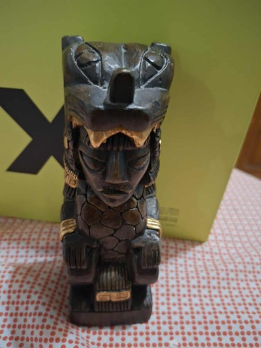 Statuetta totem legno maya - statuetta, in