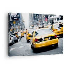 Quadro su Tela 70x50cm Taxi