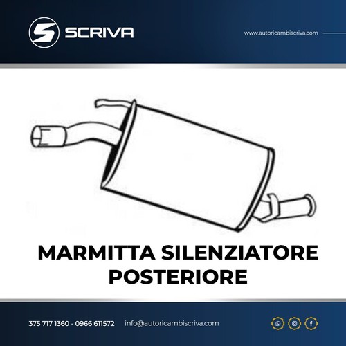 Marmitta silenziatore - marmitta,
