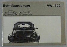 Manuale uso e manutenzione VW Maggiolino 1302 / 1302 S + Cabriolet Stand 08/1971