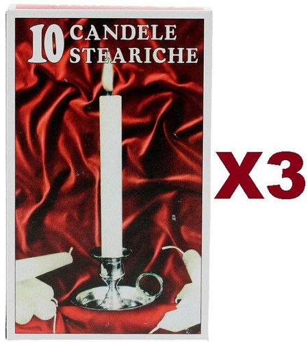 Candele steariche cera - 30,