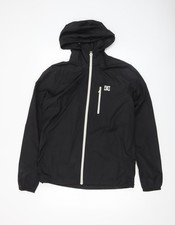 Cappotto a vento nero uomo