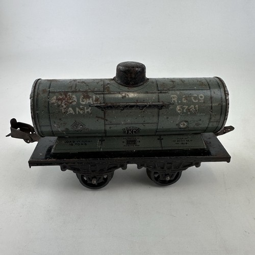 Vintage german tinplate oil - german,