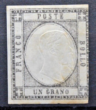 Province Napoletane 1861 Vittorio Emanuele II senza gomma S.G. 1 Gr. (C.J)